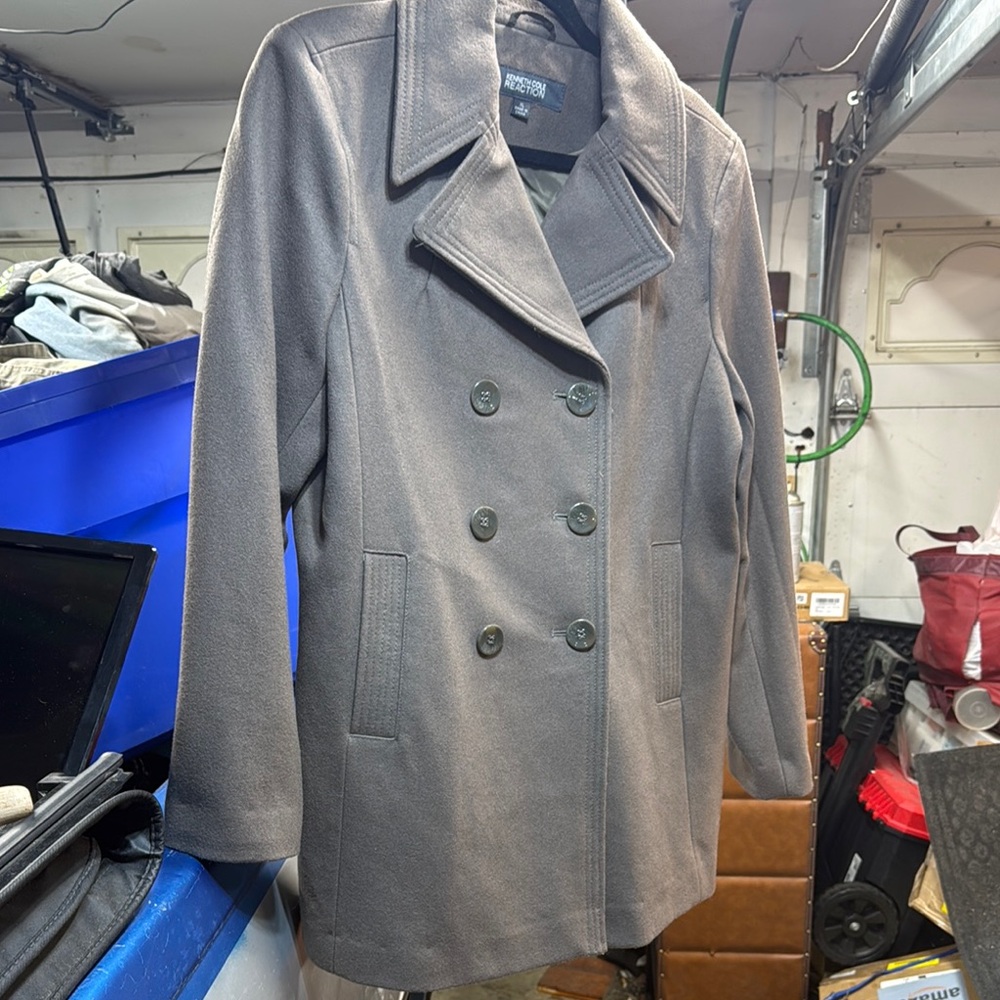 Kenneth Cole Gray Peacoat